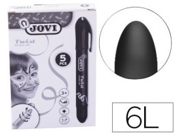 5 barras de maquillaje Jovi Twist make-up negro
